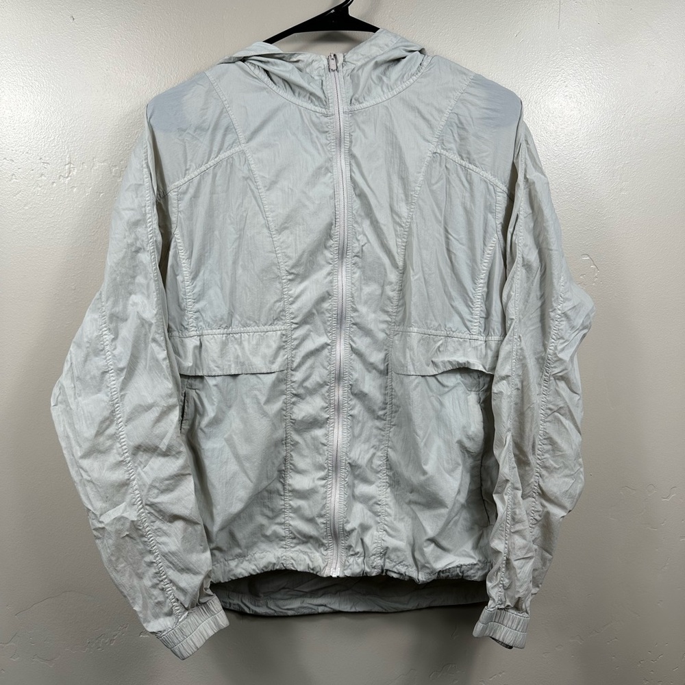 Lululemon Hood Lite Jacket Packable Dune White Size 10